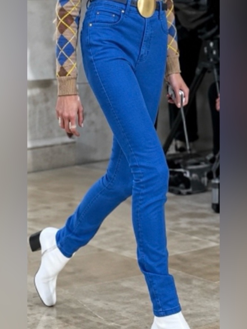 Genetic Denim cobalt Blue Skinny Jeans